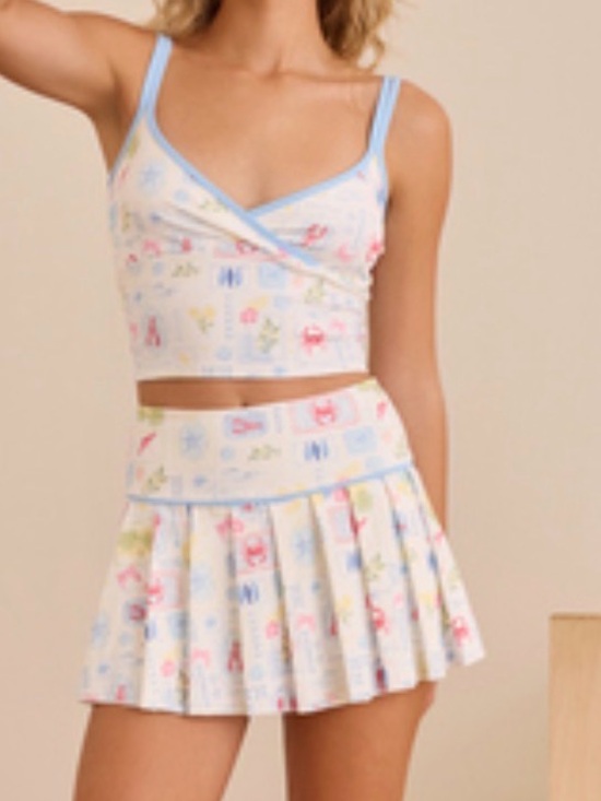 As Revival Other - AS Revival set Coastal Lobster Print set  -blue and cream